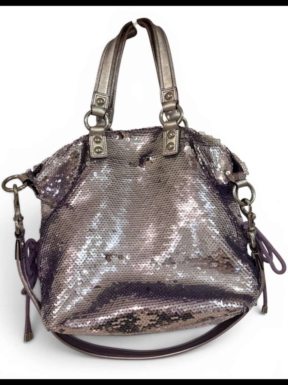 Coach Poppy Sequin Spotlight Bag In Mint Condition, RARE Collectors Item - Picture 2 of 6